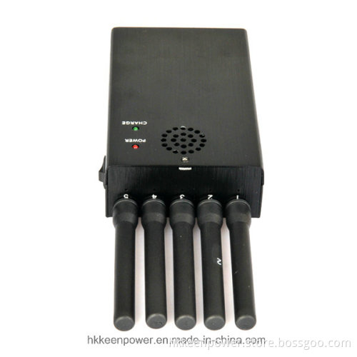 High Output Power 5 Bands 3G Phone Jammer GPS Lojack Jammer